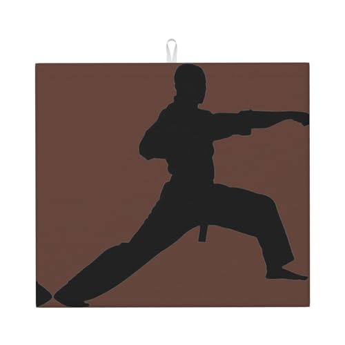 Niedliche Abtropfmatte mit Karates-Druck, für Küche, ästhetisch, saugfähig, Abtropfmatte, leicht zu reinigen Niedliche Abtropfmatte mit Karates-Druck, für Küche, ästhetisch, saugfähig, Abtropfmatte, leicht zu reinigen von DIEzig