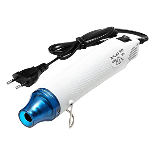 DIFCUL heißluftfön,heissluftpistole heißluftpistole,heat gun heissluftföhn,220V Mini heat gun 300W Embossing Powder Set heisluftfoehn heißluftgebläse für Trocknen Farbe, Rubber Stamp, Stempel von DIFCUL