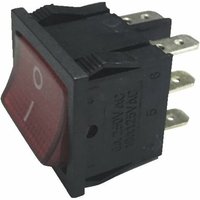 Interrupteur lumineux rouge 0/1 6A 6xfaston Interrupteur lumineux rouge 0/1 6A 6xfaston von DIFF