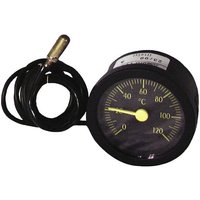 Rundes Thermometer 0° bis +120°C Durchmesser 43mm Kap 1500 ummantelt von DIFF
