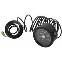 Rundes Thermometer 0° bis +120°C Durchmesser 58mm Kapillar 3000 ummantelt von DIFF