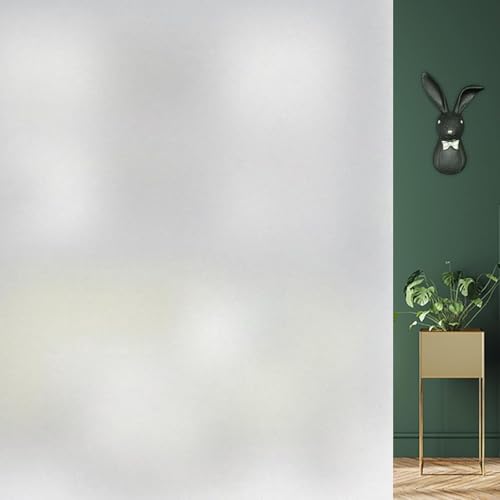 DIFIT Milchglasfolie,Fensterfolie Blickdicht,Milchglasfolie Selbstklebend Fenster Sichtschutzfolie Fensterfolien Non-Klebefolie Folie Sichtschutz Für Hause Badzimmer Büro (30X120CM) von DIFIT