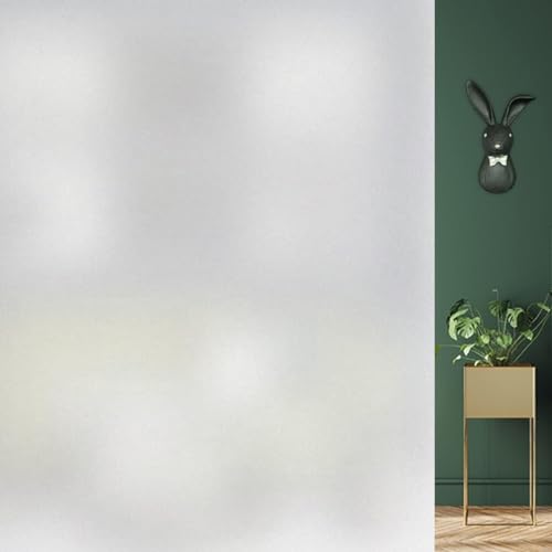 DIFIT Milchglasfolie,Fensterfolie Blickdicht,Milchglasfolie Selbstklebend Fenster Sichtschutzfolie Fensterfolien Non-Klebefolie Folie Sichtschutz Für Hause Badzimmer Büro (30X200CM) von DIFIT