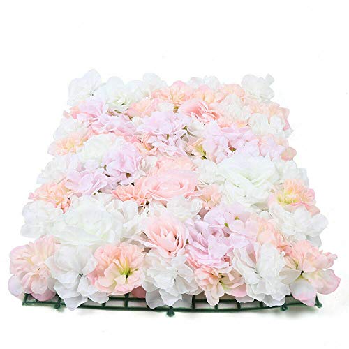 12x Künstliche Blumenwand Rosenweand Kunstblumen Blumenkunst Garten Hochzeitsort Dekor Rosenwand Hintergrund Dekoration DIY die Dekorationen von DIFU