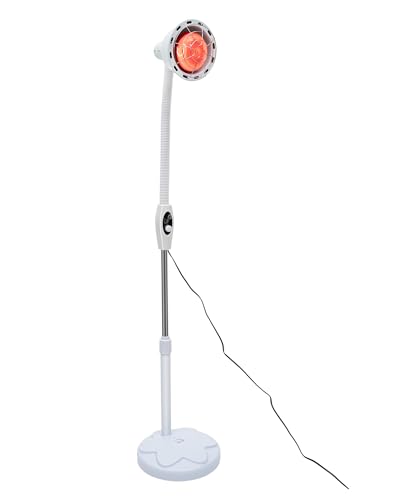 DIFU 275W Infrarotlampe Gesicht 360° Rotlichtlampe Gesicht mit Ständer Wärmelampe Profi Rotlicht Therapie Infrarot-Wärmestrahler, Infrarotlampe Rücken Temperatur Einstellbar DIFU 275W Infrarotlampe Gesicht 360° Rotlichtlampe Gesicht mit Ständer Wärmelampe Profi Rotlicht Therapie Infrarot-Wärmestrahler, Infrarotlampe Rücken Temperatur Einstellbar von DIFU