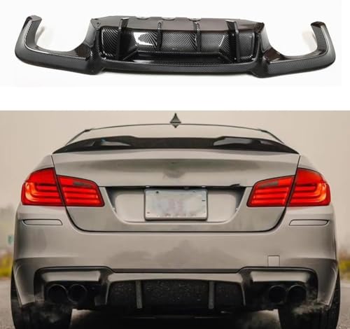 DIGBYS Heckdiffusor Heckstoßstange für BMW F10 F11 528 535 540 M-Tech 2011-2016, Heckdiffusor, Haifischflosse Diffusor, Karosserie modifiziertes Zubehör von DIGBYS