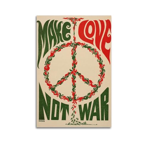 DIGERTECH Hippie-Jugend-Bild-Poster, Vintage-Kunst, Raumdekoration, ästhetisch für Schlafzimmer, Wohnzimmer, Wände, ästhetisches Poster, 40 x 60 cm, ungerahmter Stil von DIGERTECH