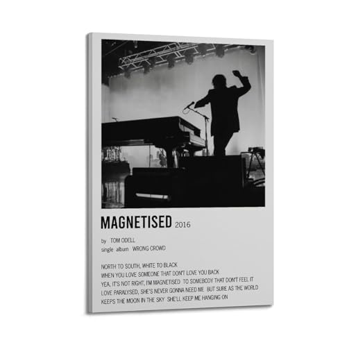 DIGERTECH MJIFEIMagnetisiert von Tom Odell Poster, Wandkunst, Vintage-Kunst, Raumdekoration, ästhetisches Schlafzimmer-Poster für Schlafzimmer, 30 x 45 cm, Rahmenstil von DIGERTECH