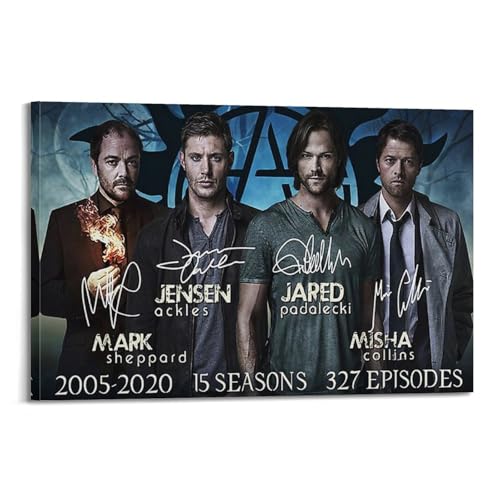 DIGERTECH Supernatural-Poster, Vintage-Kunst, Raumdekoration, ästhetisch für Schlafzimmer, Wohnzimmer, Wände, ästhetisches Poster, 20 x 30 cm, Rahmenstil von DIGERTECH