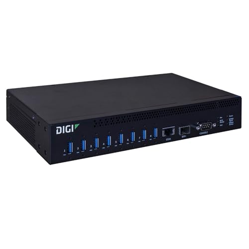 DIGI AW08-G300 Interface hub USB 3.2 Gen 1 (3.1 Gen 1) Type-A, W125782343 (3.2 Gen 1 (3.1 Gen 1) Type-A 10000 Mbit/s Black AW08-G300, USB 3.2 Gen 1 (3.1 Gen 1) Type-A, USB 3.2 Gen 1) von Digi
