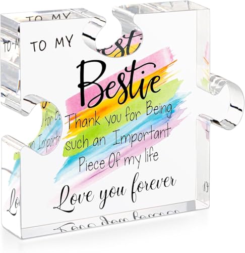DIGIELE Dekoschild: Freundschafts-Geschenk für Frauen, BFF, Soul Sister, Acryl, 12 cm x 10 cm x 1,5 cm von DIGIELE