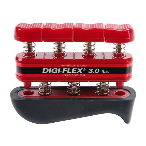 Cando Digi-Flex, Hand- und Fingerübungssystem, Fingertrainer, Rot, 2,3-kg-Widerstand von DIGIFLEX