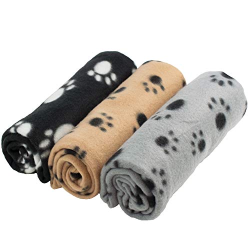 DIGIFLEX 3 x große weiche Fleecedecken für Hund oder Katze, 70 cm x 100 cm DIGIFLEX 3 x große weiche Fleecedecken für Hund oder Katze, 70 cm x 100 cm von DIGIFLEX