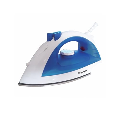 DIGIQUEST Steamy Steel FST20AC Dampfbügeleisen, weiß/blau von DIGIQUEST