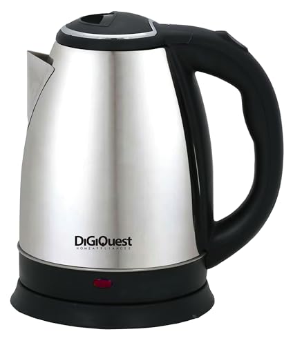 Bouilloire électrique IRON KET 18 Digiquest, acier, capacité 1,8 litre, base détachable, arrêt automatique, bec avec filtre. Puissance 1500 W von DIGIQUEST