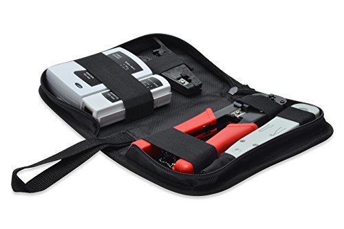 DIGITUS LAN Netzwerk Werkzeug-Set - Netzwerktester - Crimpzange - Schneide- & Abisolierwerkzeug - LSA Auflegewerkzeug DIGITUS LAN Netzwerk Werkzeug-Set - Netzwerktester - Crimpzange - Schneide- & Abisolierwerkzeug - LSA Auflegewerkzeug von DIGITUS