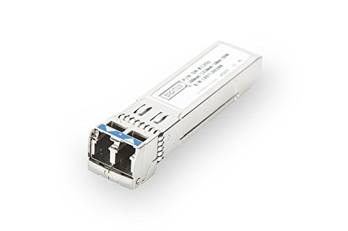 DIGITUS Universal SFP+ Modul - 10 Gbit/s - Mini GBIC - für Multimode-Glasfaserkabel - LC Duplex - 850 nm Wellenlänge - 300 m Reichweite - Plug & Play DIGITUS Universal SFP+ Modul - 10 Gbit/s - Mini GBIC - für Multimode-Glasfaserkabel - LC Duplex - 850 nm Wellenlänge - 300 m Reichweite - Plug & Play von DIGITUS