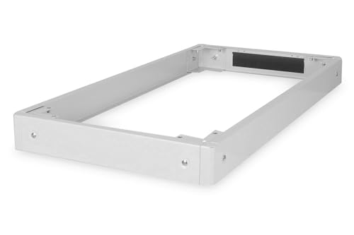 DIGITUS 10 cm Sockel für Unique & Dynamic Basic Netzwerkschränke / Unique Serverschränke von DIGITUS, 60 x 120 cm, auf 20 cm Höhe erweiterbar, Grau von DIGITUS