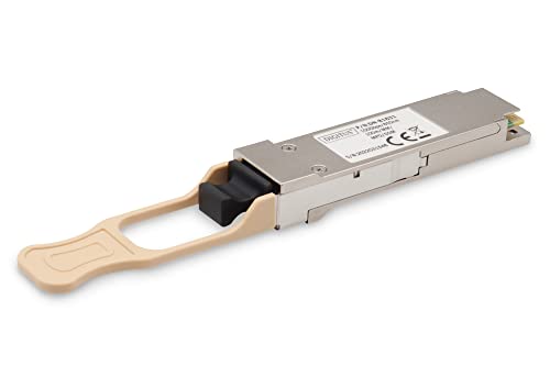 DIGITUS 100 Gbit/s QSFP28 SR4 Modul - optischer Transceiver - Vier Kanäle - MPO-Anschluss - Multi-Mode - Voll-Duplex - 70m OM3/100m OM4 Reichweite - Hot Pluggable DIGITUS 100 Gbit/s QSFP28 SR4 Modul - optischer Transceiver - Vier Kanäle - MPO-Anschluss - Multi-Mode - Voll-Duplex - 70m OM3/100m OM4 Reichweite - Hot Pluggable von DIGITUS
