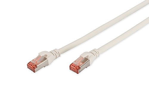 DIGITUS LAN Kabel Cat 6 - 3m - RJ45 Netzwerkkabel - S/FTP Geschirmt - Kompatibel zu Cat 6A & Cat 7 - Weiß von DIGITUS
