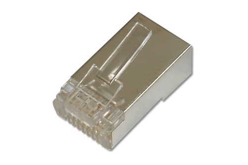 DIGITUS DN-219603 – Cat 6 Crimpstecker – 100 Stück – RJ45 Netzwerkstecker Geschirmt – Für Cat6 Netzwerkkabel, Patchkabel & PoE Ethernet LAN Kabel – 1GBase-T – 8P8C – AWG 27/7 bis AWG 24/7 DIGITUS DN-219603 – Cat 6 Crimpstecker – 100 Stück – RJ45 Netzwerkstecker Geschirmt – Für Cat6 Netzwerkkabel, Patchkabel & PoE Ethernet LAN Kabel – 1GBase-T – 8P8C – AWG 27/7 bis AWG 24/7 von DIGITUS