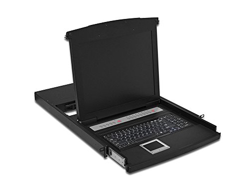 DIGITUS DS-72002RU Rack-Konsole (43,2 cm (17 Zoll), 1920 x 1080 Pixel, TFT, 1000:1, 16,78 Millionen Farben, 446 mm von DIGITUS