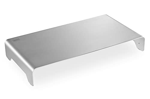 DIGITUS Designer Monitor-Erhöhung aus Aluminium - Bildschirm-Ständer - Traglast 10 kg - Nicht Rutschend - Silber DIGITUS Designer Monitor-Erhöhung aus Aluminium - Bildschirm-Ständer - Traglast 10 kg - Nicht Rutschend - Silber von DIGITUS