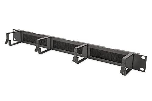 DIGITUS Kabel-Rangierpanel mit Durchführung - 1HE - 4 Führungsbügel 44 x 60 mm - 19-Zoll - Für Netzwerkschränke & Netzwerkkabel - Schwarz DIGITUS Kabel-Rangierpanel mit Durchführung - 1HE - 4 Führungsbügel 44 x 60 mm - 19-Zoll - Für Netzwerkschränke & Netzwerkkabel - Schwarz von DIGITUS