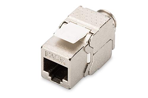DIGITUS Keystone-Modul Cat-5e Geschirmt - RJ45-Buchse - 100 MHz 1GBase-T - AWG 26-22 - Werkzeugfreie Montage von DIGITUS