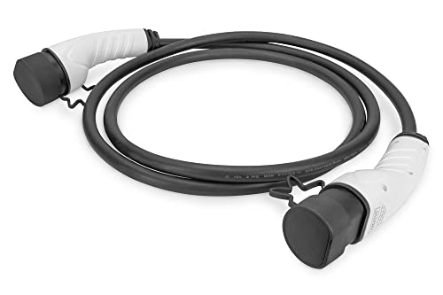 DIGITUS Mode 3 Ladekabel für Elektroautos & PHEV – 7,5 m – Typ 2 auf Typ 2 – 3-Phasig – 16 A – 11 kW – Schwarz DIGITUS Mode 3 Ladekabel für Elektroautos & PHEV – 7,5 m – Typ 2 auf Typ 2 – 3-Phasig – 16 A – 11 kW – Schwarz von DIGITUS
