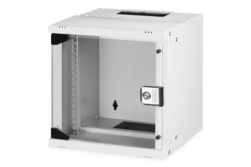 DIGITUS Netzwerk-Schrank 10-Zoll - 6HE - Wandmontage - unmontiert - HxBxT 324x316x298mm - Traglast 30kg - Nutztiefe 254mm - IP20 Schutzklasse - SOHO Pro-Serie - Grau DIGITUS Netzwerk-Schrank 10-Zoll - 6HE - Wandmontage - unmontiert - HxBxT 324x316x298mm - Traglast 30kg - Nutztiefe 254mm - IP20 Schutzklasse - SOHO Pro-Serie - Grau von DIGITUS