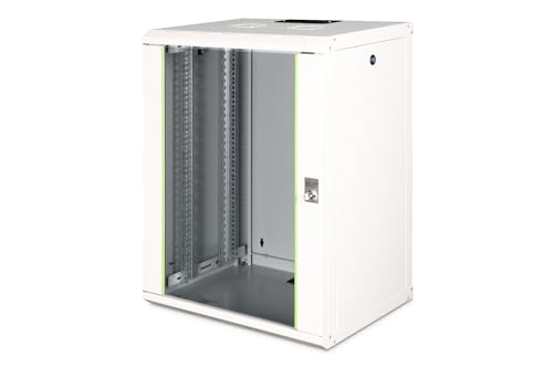 DIGITUS Netzwerk-Schrank 19 zoll 16 HE - Wandmontage - 450 mm Tiefe - Traglast 100 kg - Unique Serie - Glastür - Grau DIGITUS Netzwerk-Schrank 19 zoll 16 HE - Wandmontage - 450 mm Tiefe - Traglast 100 kg - Unique Serie - Glastür - Grau von DIGITUS