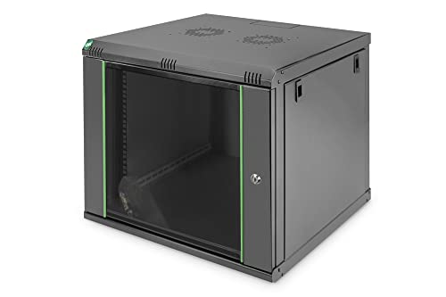 DIGITUS Netzwerkschrank - 19 Zoll Rack - 9HE - Wandmontage - 450mm Tiefe - Traglast 60kg - Dynamic Basic Serie - Schwarz DIGITUS Netzwerkschrank - 19 Zoll Rack - 9HE - Wandmontage - 450mm Tiefe - Traglast 60kg - Dynamic Basic Serie - Schwarz von DIGITUS
