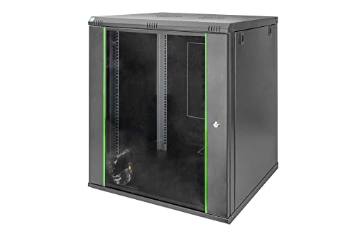DIGITUS Netzwerkschrank - 19 Zoll Rack - 16HE - Wandmontage - 600mm Tiefe - Traglast 60kg - Dynamic Basic Serie - Schwarz DIGITUS Netzwerkschrank - 19 Zoll Rack - 16HE - Wandmontage - 600mm Tiefe - Traglast 60kg - Dynamic Basic Serie - Schwarz von DIGITUS