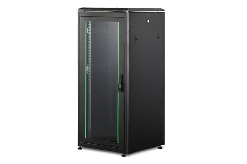 DIGITUS Netzwerkschrank - 19-Zoll Rack 26HE - 60x60 cm - Unique Serie - Traglast 800 kg - Nutztiefe 543 mm - Schwarz DIGITUS Netzwerkschrank - 19-Zoll Rack 26HE - 60x60 cm - Unique Serie - Traglast 800 kg - Nutztiefe 543 mm - Schwarz von DIGITUS