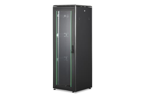 DIGITUS Netzwerkschrank - 19-Zoll Rack 36HE - 60x60 cm - Unique Serie - Traglast 800 kg - Nutztiefe 543 mm - Schwarz DIGITUS Netzwerkschrank - 19-Zoll Rack 36HE - 60x60 cm - Unique Serie - Traglast 800 kg - Nutztiefe 543 mm - Schwarz von DIGITUS