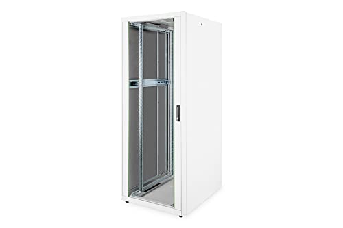 DIGITUS Netzwerkschrank - 19-Zoll Rack 42HE - 80x100 cm - Dynamic Basic Serie - Traglast 600 kg - Nutztiefe 950 mm - Grau von DIGITUS