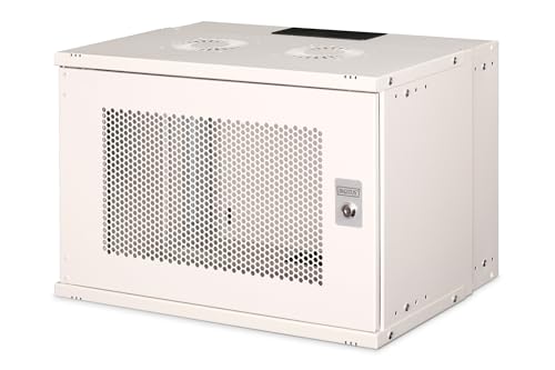 DIGITUS Netzwerkschrank - 19-Zoll Rack 7 HE - Unmontiert - Wandmontage - 400 mm Tiefe - 327 mm Nutztiefe - Traglast 60 kg - perforierte Stahltür - SOHO Pro-Serie - Grau DIGITUS Netzwerkschrank - 19-Zoll Rack 7 HE - Unmontiert - Wandmontage - 400 mm Tiefe - 327 mm Nutztiefe - Traglast 60 kg - perforierte Stahltür - SOHO Pro-Serie - Grau von DIGITUS