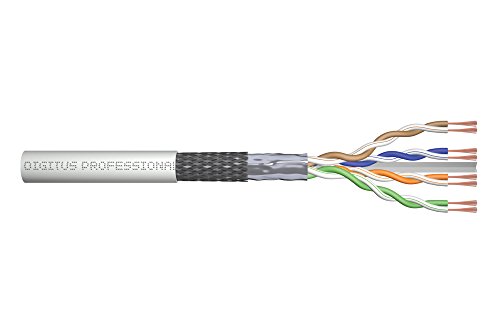 DIGITUS Roh-Patchkabel Cat-6 - Meterware Unkonfektioniert - 305 m - SF-UTP Netzwerk-Kabel - LSZH - AWG 26/7 - Grau DIGITUS Roh-Patchkabel Cat-6 - Meterware Unkonfektioniert - 305 m - SF-UTP Netzwerk-Kabel - LSZH - AWG 26/7 - Grau von DIGITUS