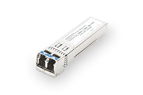 DIGITUS SFP+ Modul - 10 Gbit/s - HP & HP Aruba kompatibel - Mini GBIC - für Singlemode-Glasfaserkabel - LC Duplex - 1310 nm Wellenlänge - 10 km Reichweite - Plug & Play von DIGITUS