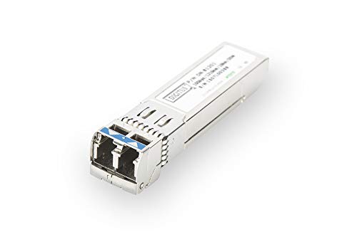 DIGITUS SFP+ Modul - 10 Gbit/s - HP & HP Aruba kompatibel - Mini GBIC - für Singlemode-Glasfaserkabel - LC Duplex - 1310 nm Wellenlänge - 10 km Reichweite - Plug & Play DIGITUS SFP+ Modul - 10 Gbit/s - HP & HP Aruba kompatibel - Mini GBIC - für Singlemode-Glasfaserkabel - LC Duplex - 1310 nm Wellenlänge - 10 km Reichweite - Plug & Play von DIGITUS