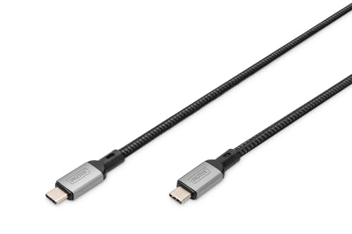DIGITUS USB-C Kabel – USB4 – 3m – 20 Gbps – Video 8K 30Hz, 4K 60Hz – 60W Power Delivery 3.1 – kompatibel mit Thunderbolt 3 – Schwarz DIGITUS USB-C Kabel – USB4 – 3m – 20 Gbps – Video 8K 30Hz, 4K 60Hz – 60W Power Delivery 3.1 – kompatibel mit Thunderbolt 3 – Schwarz von DIGITUS