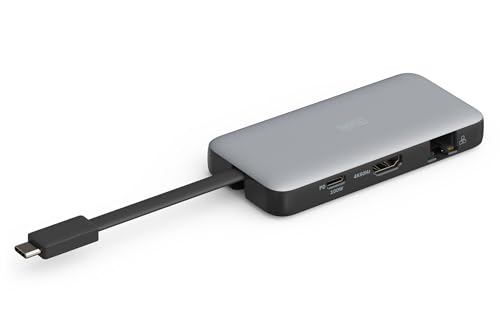 DIGITUS USB-C Travel Docking Station - 7-Ports - 1x HDMI UltraHD 4k/60Hz - 2X USB-A 3.2 Gen1-1x USB-C 100W PD 3.0-1x RJ45 - Dual Kartenleser - Grau DIGITUS USB-C Travel Docking Station - 7-Ports - 1x HDMI UltraHD 4k/60Hz - 2X USB-A 3.2 Gen1-1x USB-C 100W PD 3.0-1x RJ45 - Dual Kartenleser - Grau von DIGITUS