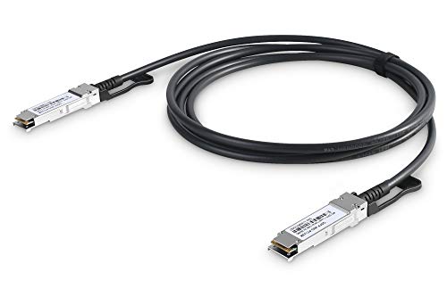 DIGITUS Universal DAC-Kabel - QSFP+ - 40 Gbit/s - Netzwerkkabel - Direct Attach Cable - Direct Attach Copper - Multimode - IEEE P802.3ba - Vier Vollduplex-Kanäle - 1m - Schwarz von DIGITUS