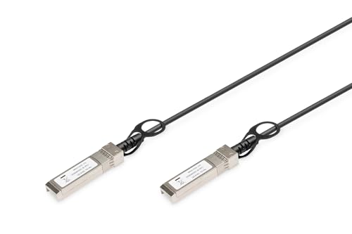 DIGITUS Universal SFP+ DAC-Kabel - 10 Gbit/s - Netzwerkkabel - 7 m - Direct Attach Cable - Direct Attach Copper - AWG24 Twinax - Schwarz von DIGITUS