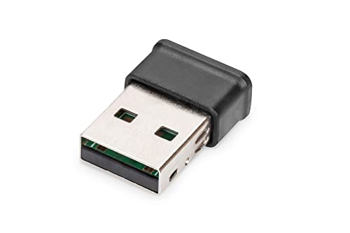 DIGITUS Dual Band WLAN USB Adapter - 2,4/5 Ghz - 1300 Mbps - 802.11b/g/n/a/ac - WiFi-Adapter - schwarz von DIGITUS