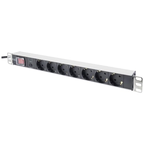 Digitus DN-19 PDU-7SO Steckdosenleiste 48,3 cm (19 Zoll) grau von DIGITUS