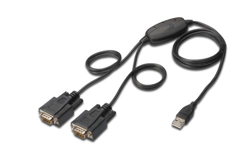 DIGITUS USB 2.0 zu RS232*2 Kabel, 1.5M,Chipsatz: FT2232H [DA-70158] von DIGITUS