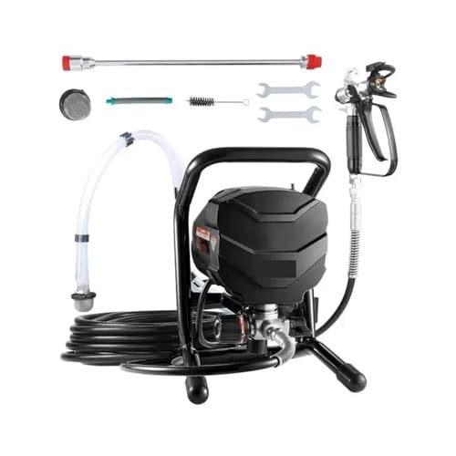 Airless-Farbspritzgerät mit Ständer, 650 W hocheffizientes Airless-Spritzgerät, 3000 PSI elektrische Farbspritzmaschine, Verlängerungsstange von DIGNIFE