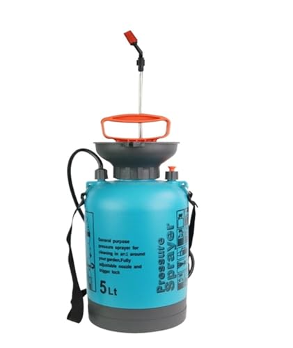 DIGNIFE Elektrisches Sprühgerät, Luftpumpe 5L Rucksacksprüher for Rasengarten-Reinigungssprüher, Gartenbewässerungswerkzeug Handdrucksprühflasche(5L Blue) von DIGNIFE